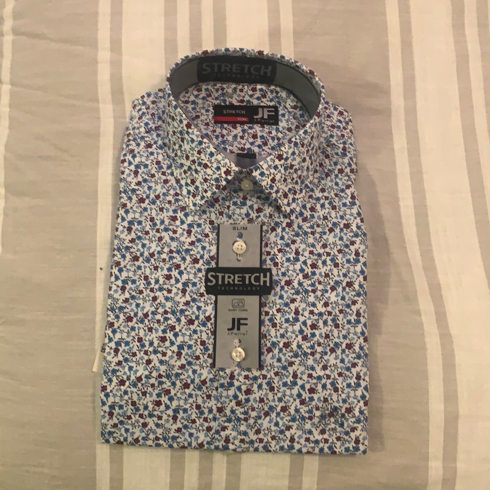 J.Ferrar Slim Fit Button Up